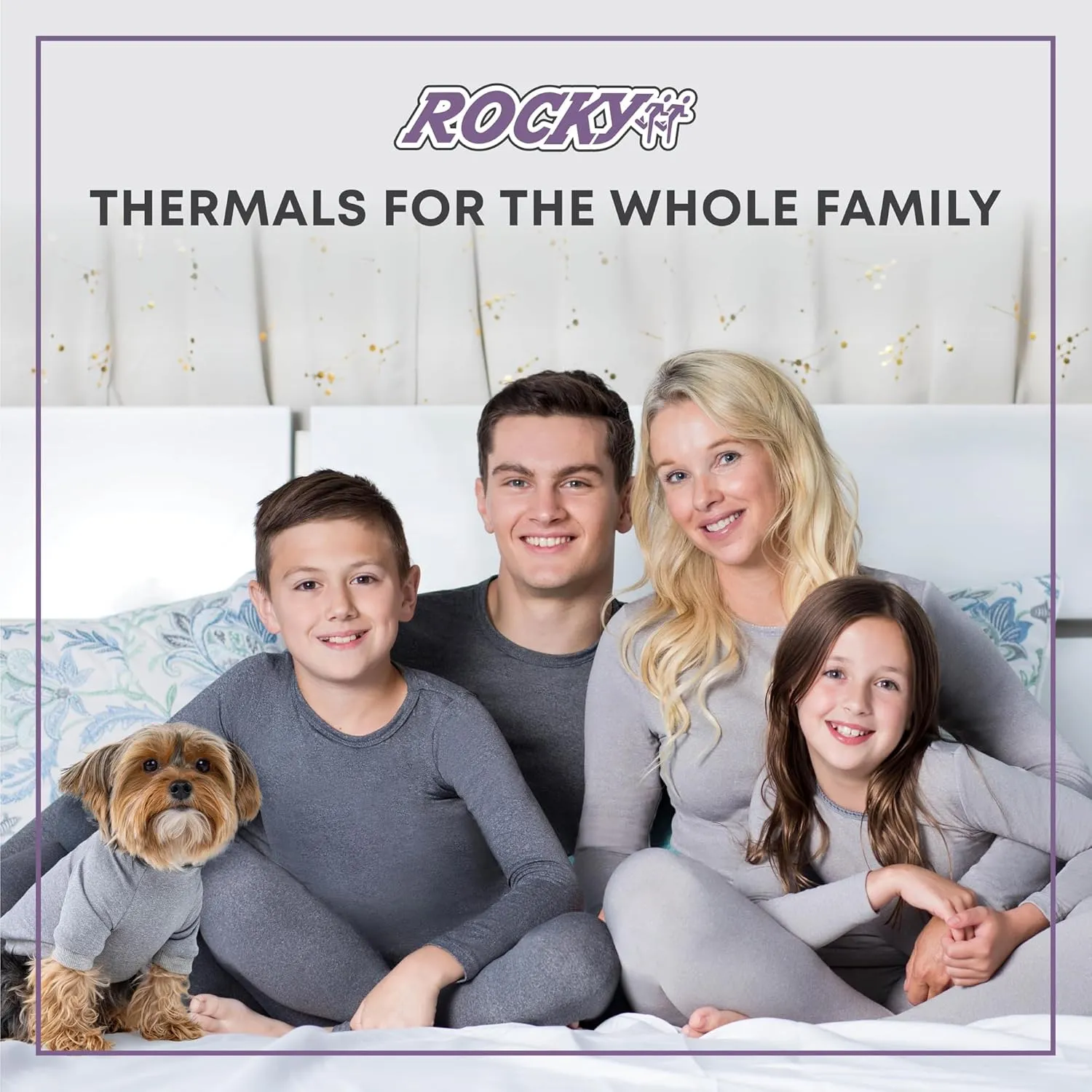 Rocky Thermal Underwear for Men Pants, Long Johns Fleece Lined Base Layer Bottoms, Insulated Leggings for Extreme Cold/Skiing