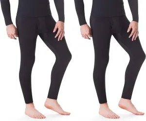 Rocky Thermal Underwear for Men Pants, Long Johns Fleece Lined Base Layer Bottoms, Insulated Leggings for Extreme Cold/Skiing