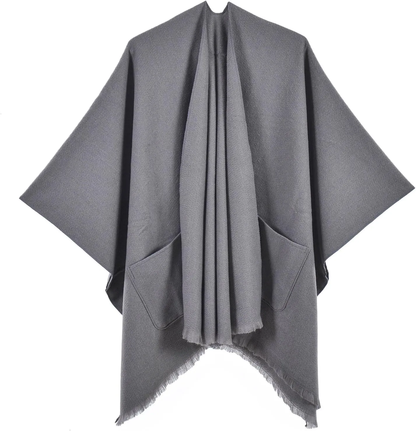 Shawl Wraps for Women Warm Chunky Shawl Scarves Fall Winter 2024 Cape Cardigan Sweaters Open Front Poncho Trendy