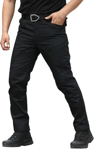 Tactical Pants for Men Water Resistant Cargo Hiking Work Pant Relaxed Fit Stretch Quick Dry Pants with Multi Pockets