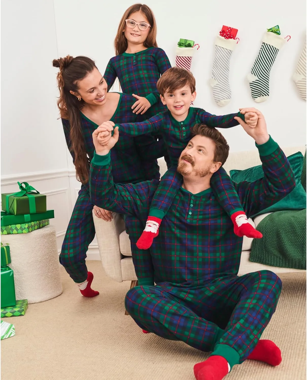The Children's Place Baby Toddler 2 Piece Family Matching, Thermal Pajamas Sets