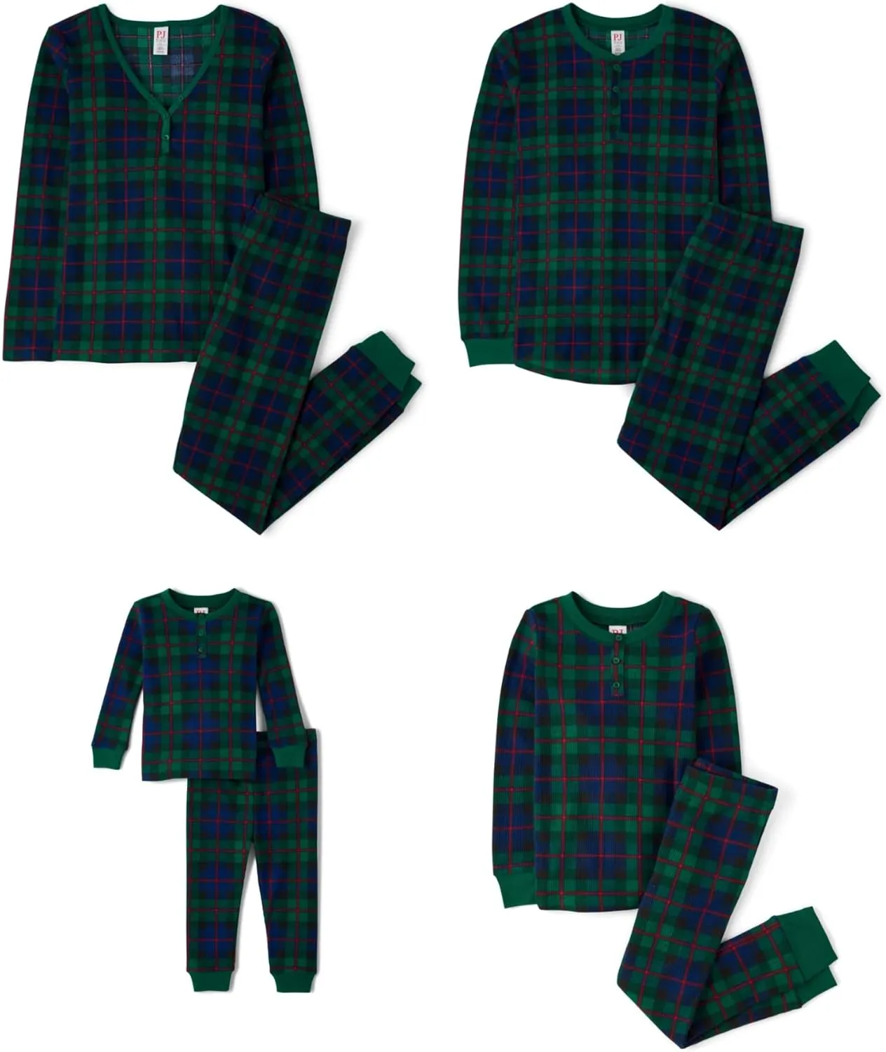 The Children's Place Baby Toddler 2 Piece Family Matching, Thermal Pajamas Sets