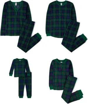 The Children's Place Baby Toddler 2 Piece Family Matching, Thermal Pajamas Sets