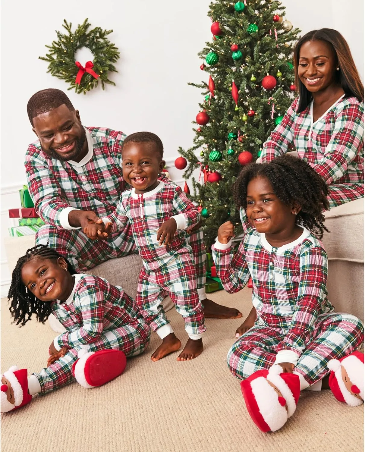 The Children's Place Baby Toddler 2 Piece Family Matching, Thermal Pajamas Sets
