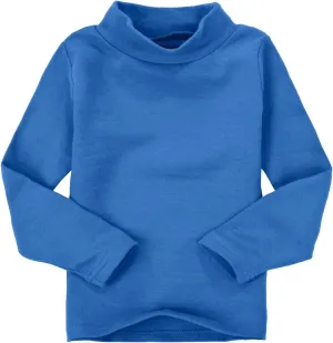Toddler Baby Little Girls Turtleneck T Shirt Top Basic Solid Long Sleeve Color Blouse Children Girls Clothes Winter
