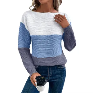 Trendy Women's Fall 2024 Oversized Sweaters Long Sleeves Chunky Knit Cozy High Neck Casual Tops