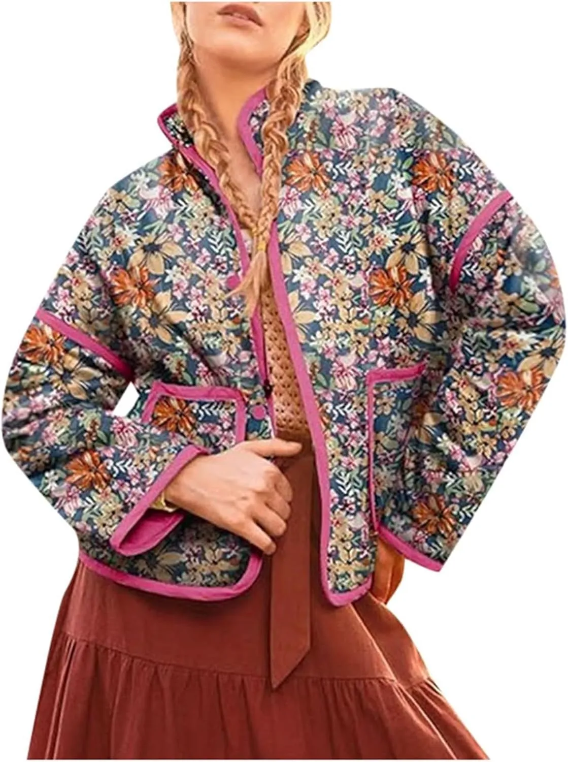 Warm Coats For Women Down Filled Coats For Women Packable Puffer Jacket Women Quilted Bomber Jacket Womens