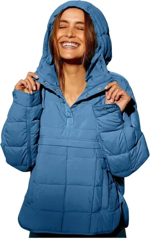 Winter Coats and Winter Casual Short Drawstring Adjustable Cotton Vest Jacket Winter Jacket Plus Size Women Faux