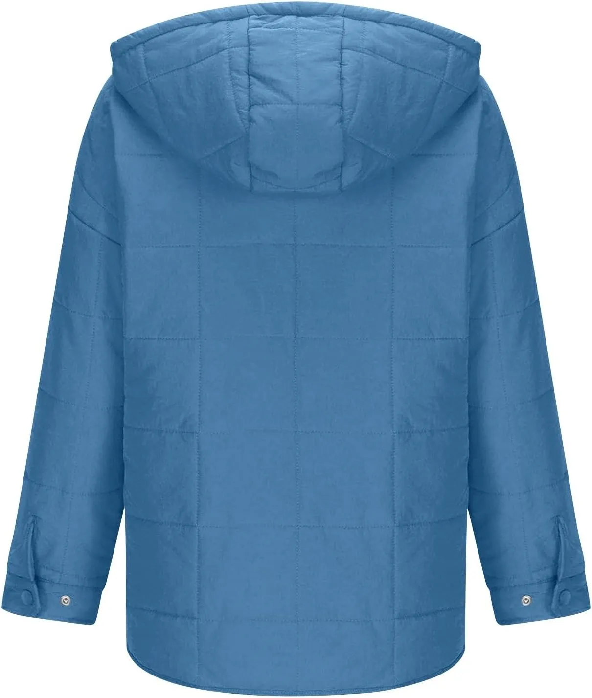 Winter Coats and Winter Casual Short Drawstring Adjustable Cotton Vest Jacket Winter Jacket Plus Size Women Faux