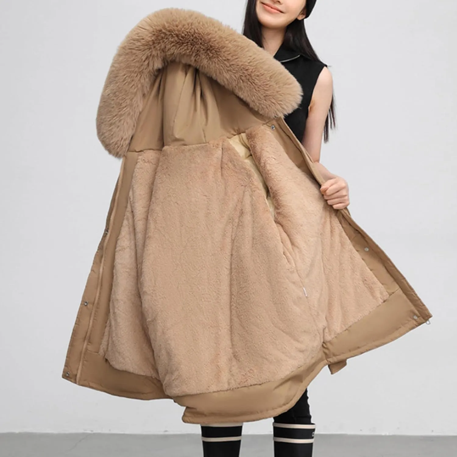 Winter Coats for Women Thicken Packable Puffer Jacket Cotton Winter Warm Parkas Daily Fashion Versatile Ourterwear
