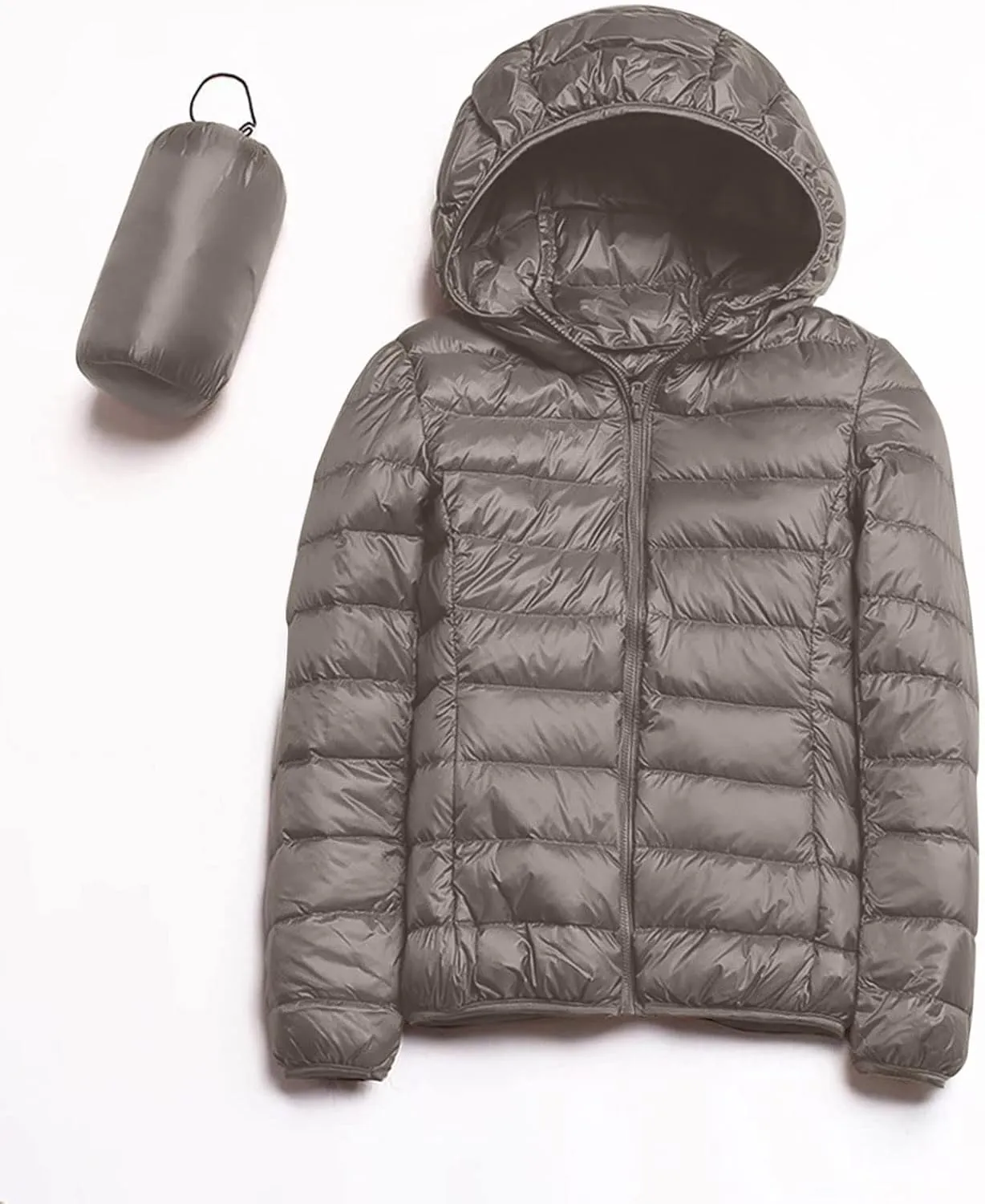 Winter Fleece Jacket for Women Faux Fur Removable Hood Puffer Parka Jacket Winter Long Thick Coats