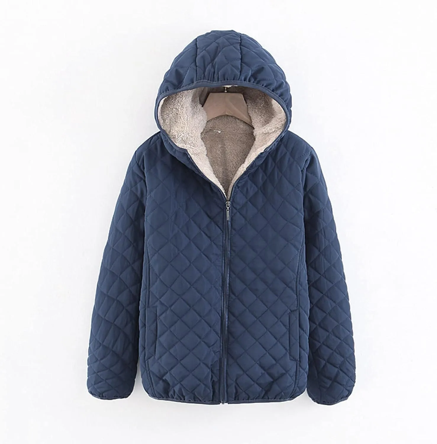 Women'S Down Jackets & Parkas Reversible Jacket Women Corduroy Puffer Jacket Women Knee Length Coats For Women