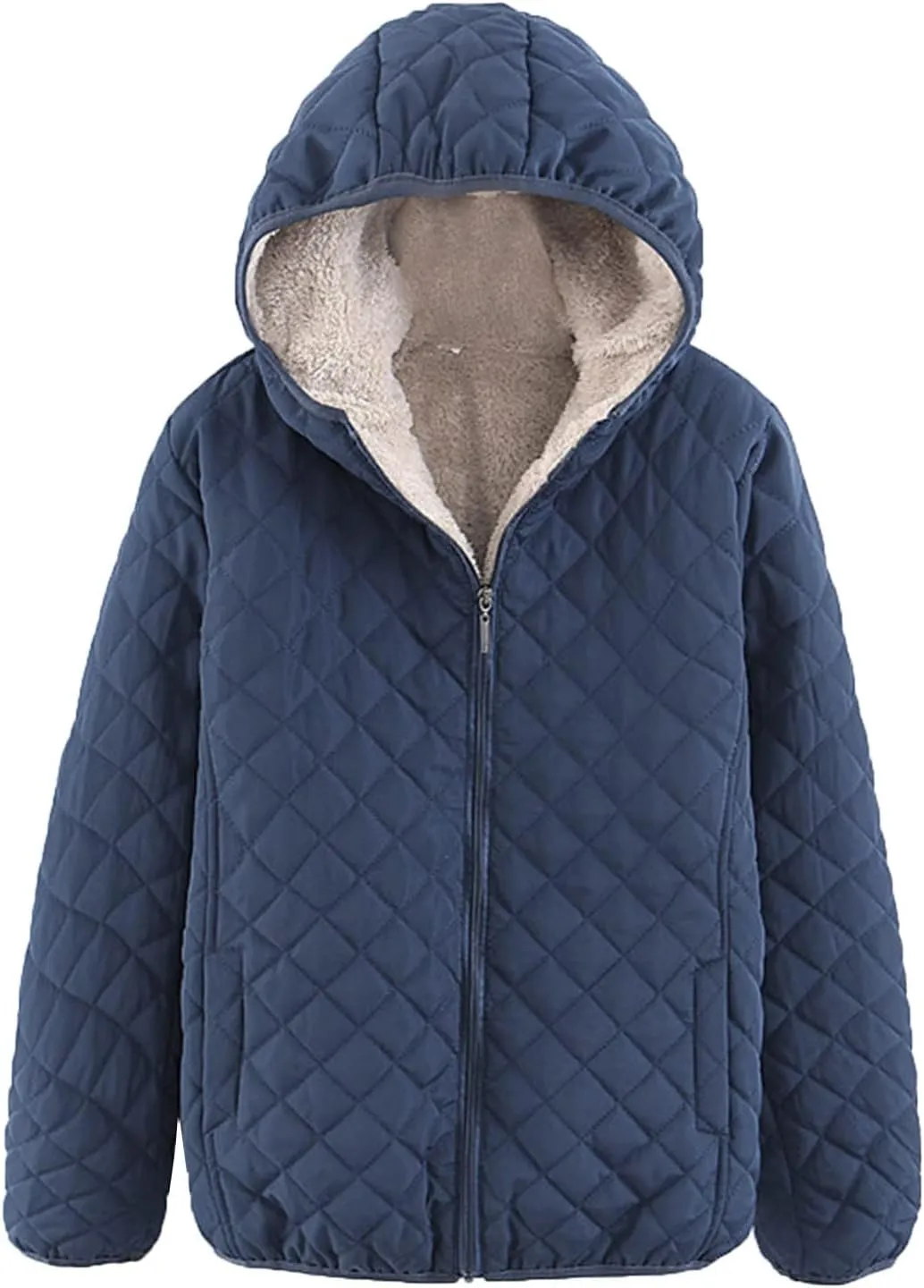 Women'S Down Jackets & Parkas Reversible Jacket Women Corduroy Puffer Jacket Women Knee Length Coats For Women