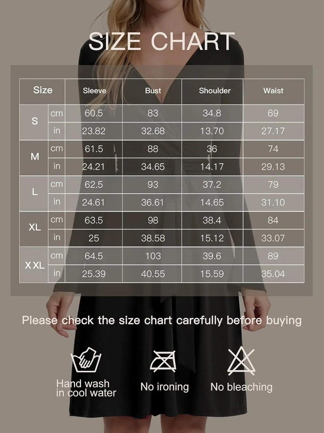 Women's Fall Long Sleeve Dress: Wrap V Neck Midi Dresses - Casual Party Rib Dresses with Belt