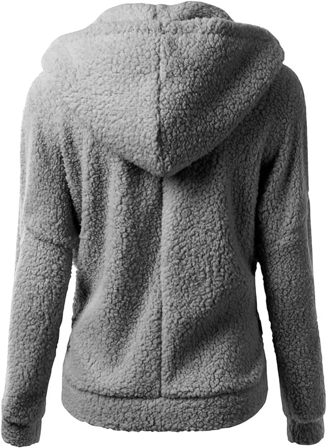 Women's Hooded Warm Winter Coat Long Sleeve Button Down Outerwear Casual Jackets Winter Long Thick Coats