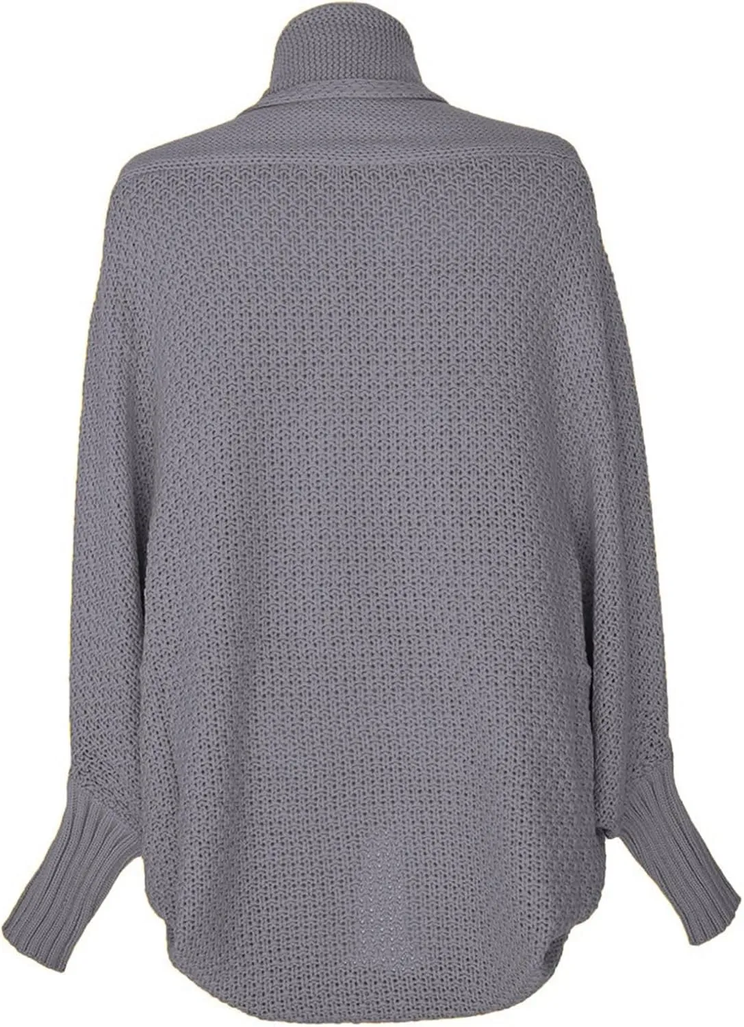Women's Kimono Batwing Cable Open Front Knitted Cardigan Slouchy Oversized Wrap Sweater Outwear Coats Solid Color