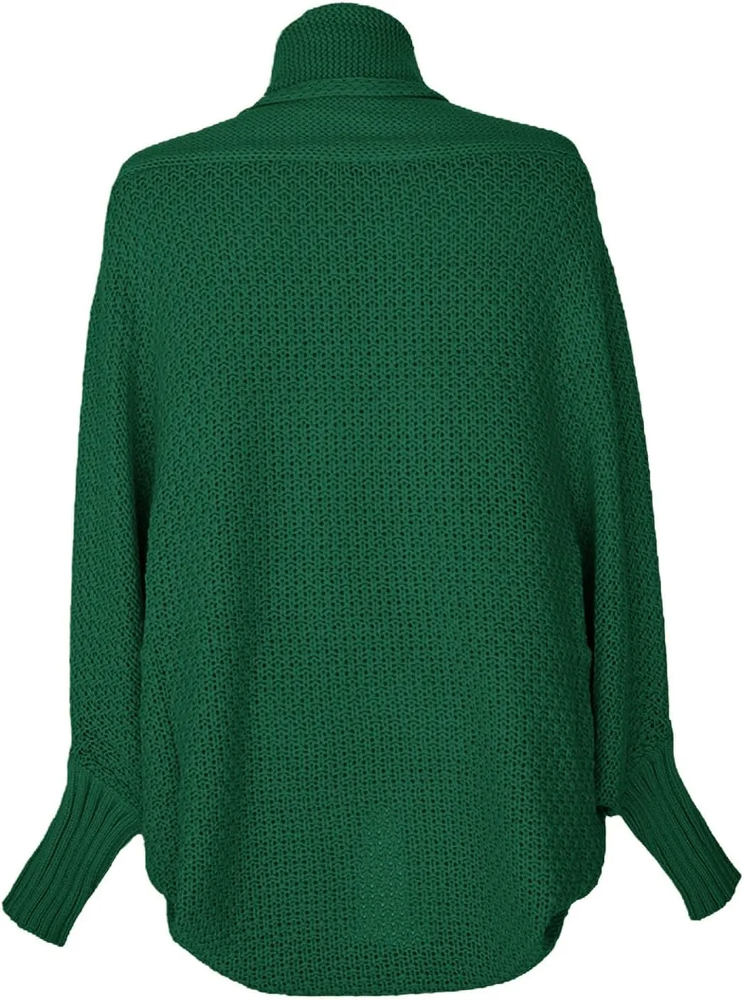 Women's Kimono Batwing Cable Open Front Knitted Cardigan Slouchy Oversized Wrap Sweater Outwear Coats Solid Color