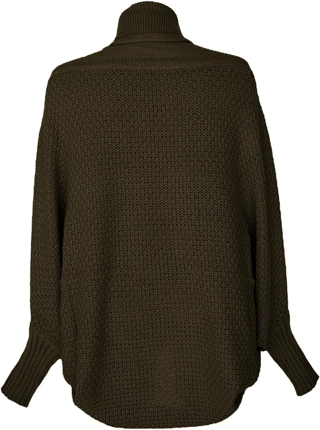 Women's Kimono Batwing Cable Open Front Knitted Cardigan Slouchy Oversized Wrap Sweater Outwear Coats Solid Color