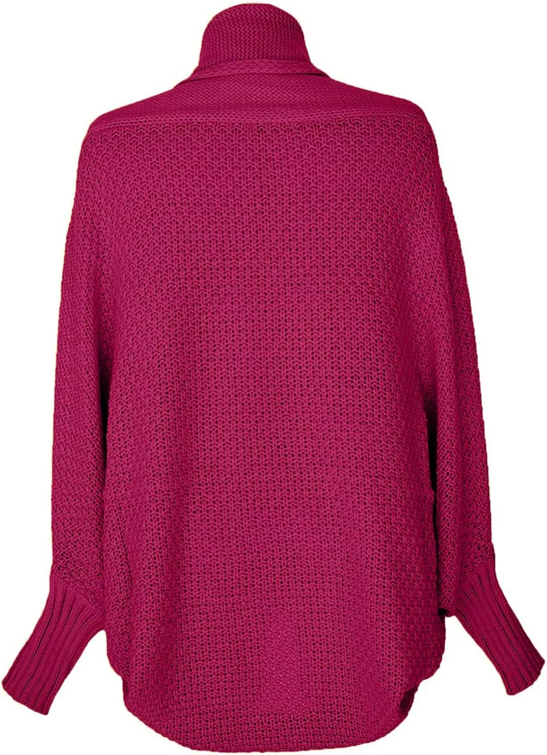 Women's Kimono Batwing Cable Open Front Knitted Cardigan Slouchy Oversized Wrap Sweater Outwear Coats Solid Color