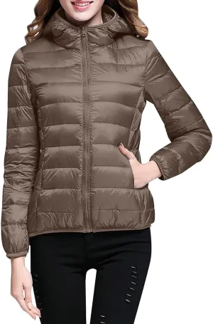 Womens Long Winter Coat Horn Button Thicken Coat with Hooded Winter Warm Jacket Solid Winter Womens Puffer Jacket
