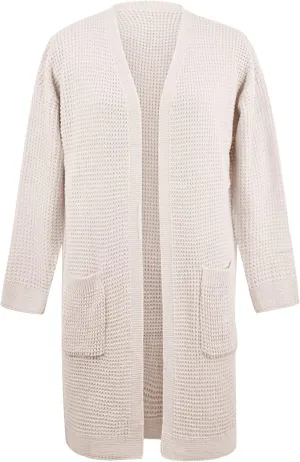 Women's Open Front Cozy Sweater Long Sleeve Chunky Knit Cardigan Coat Fashion Sweaters Outerwear with Pockets 2023