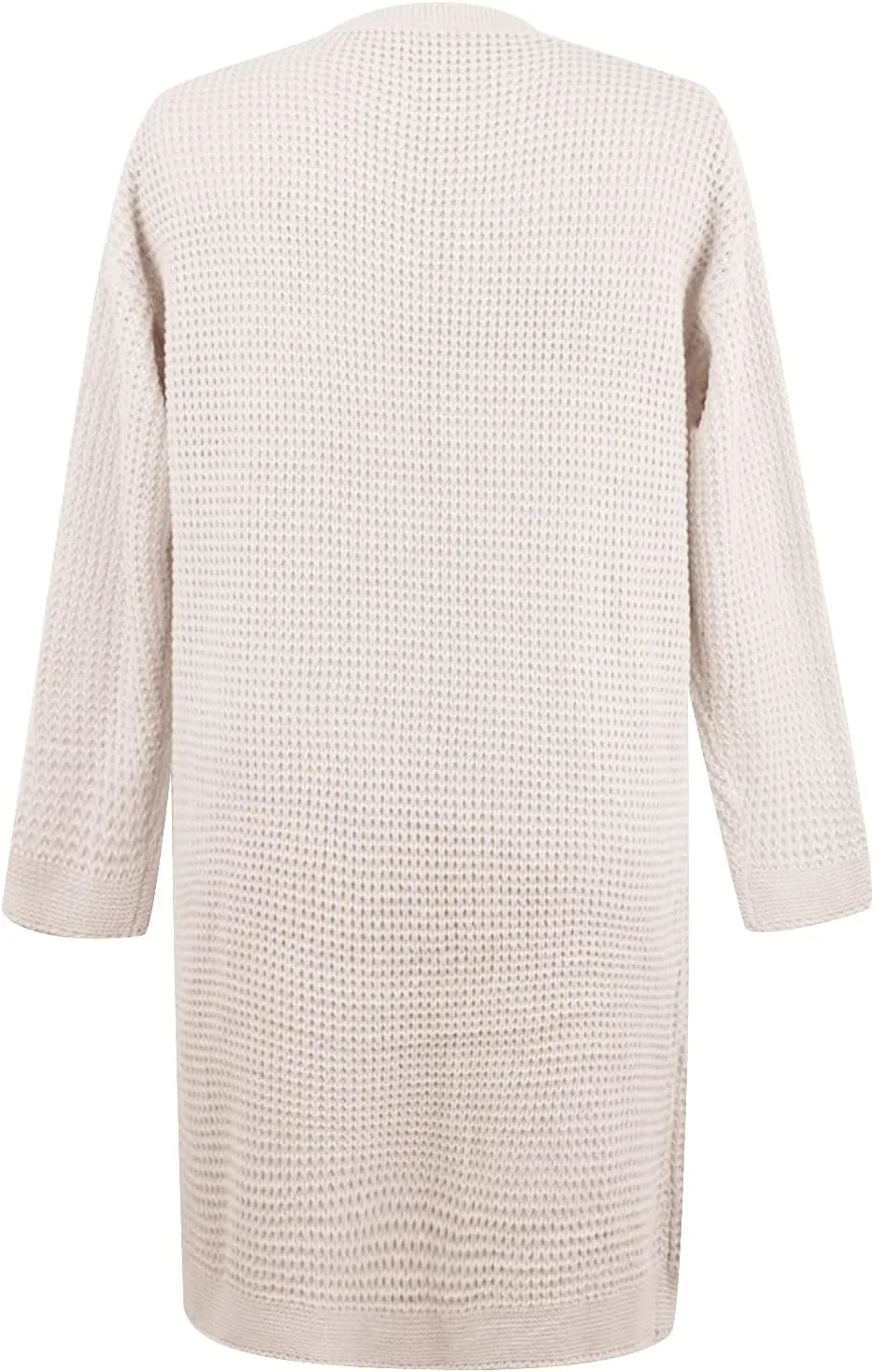 Women's Open Front Cozy Sweater Long Sleeve Chunky Knit Cardigan Coat Fashion Sweaters Outerwear with Pockets 2023