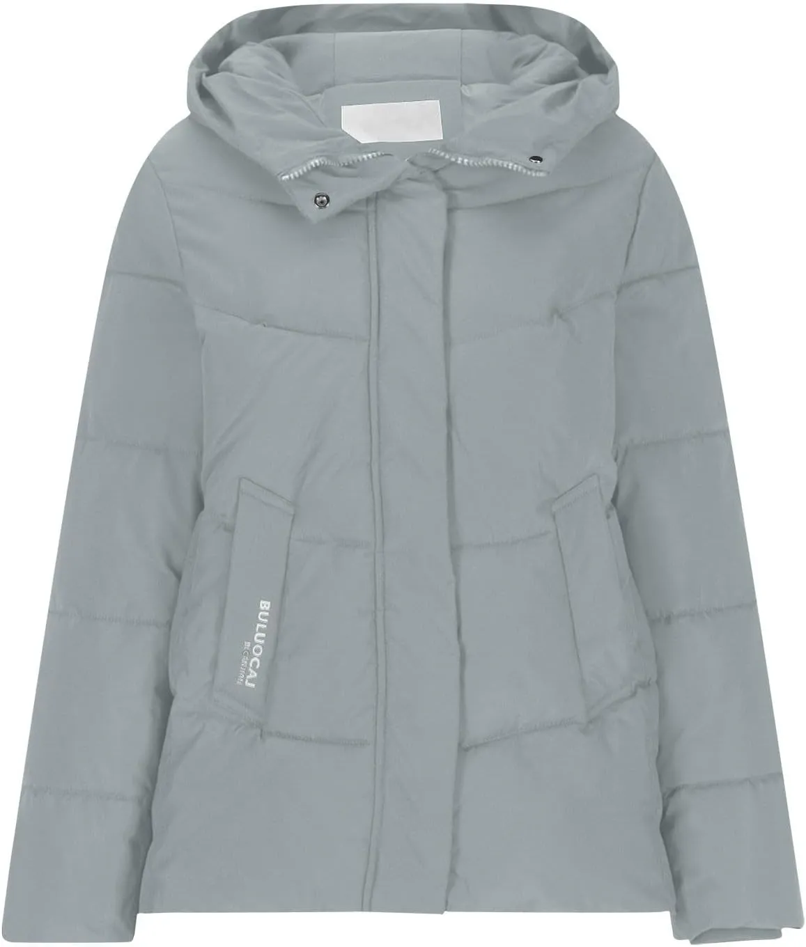 Womens Thickened Winter Jacket Long Sleeve Baggy Winter Coats Fashion Puffer Jacket with Pockets