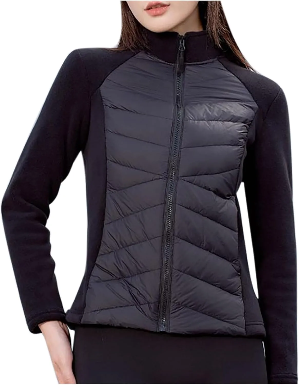 Women's Winter Coats Padded Puffer Cardigan Quilted Vintage Floral Jacket Women Winter Clothes Fashion Parka
