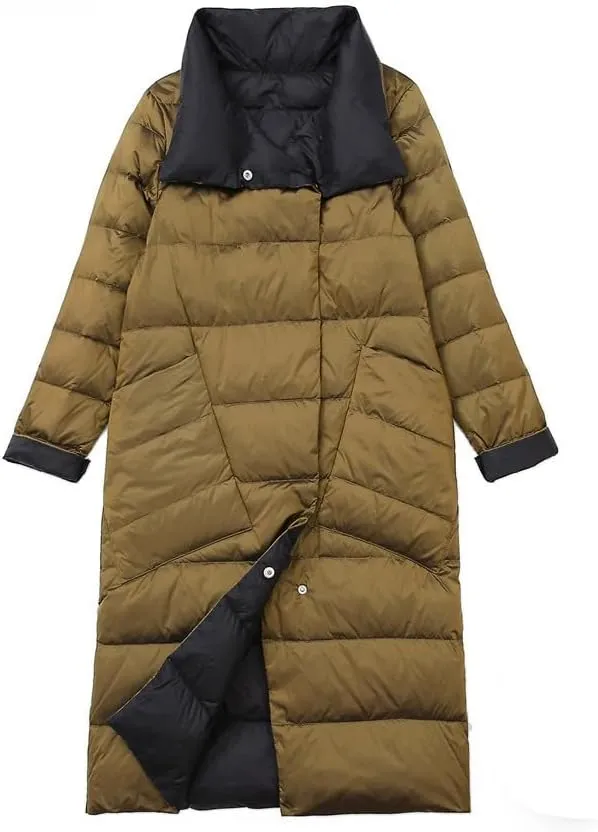 Womens Winter Coats Plus Size Waterproof Long Winter Coat Warm Puffer Jacket Thickened Down Parka Maxi Coat