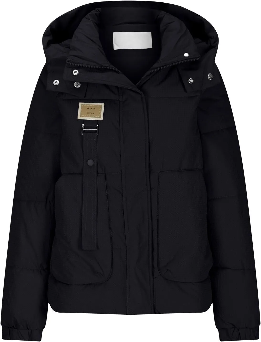 Women's Winter Down Puffer Jacket Lightweight Thermal Quilted Coat with Hood Zip Up Winter Warm Hooded Jacket