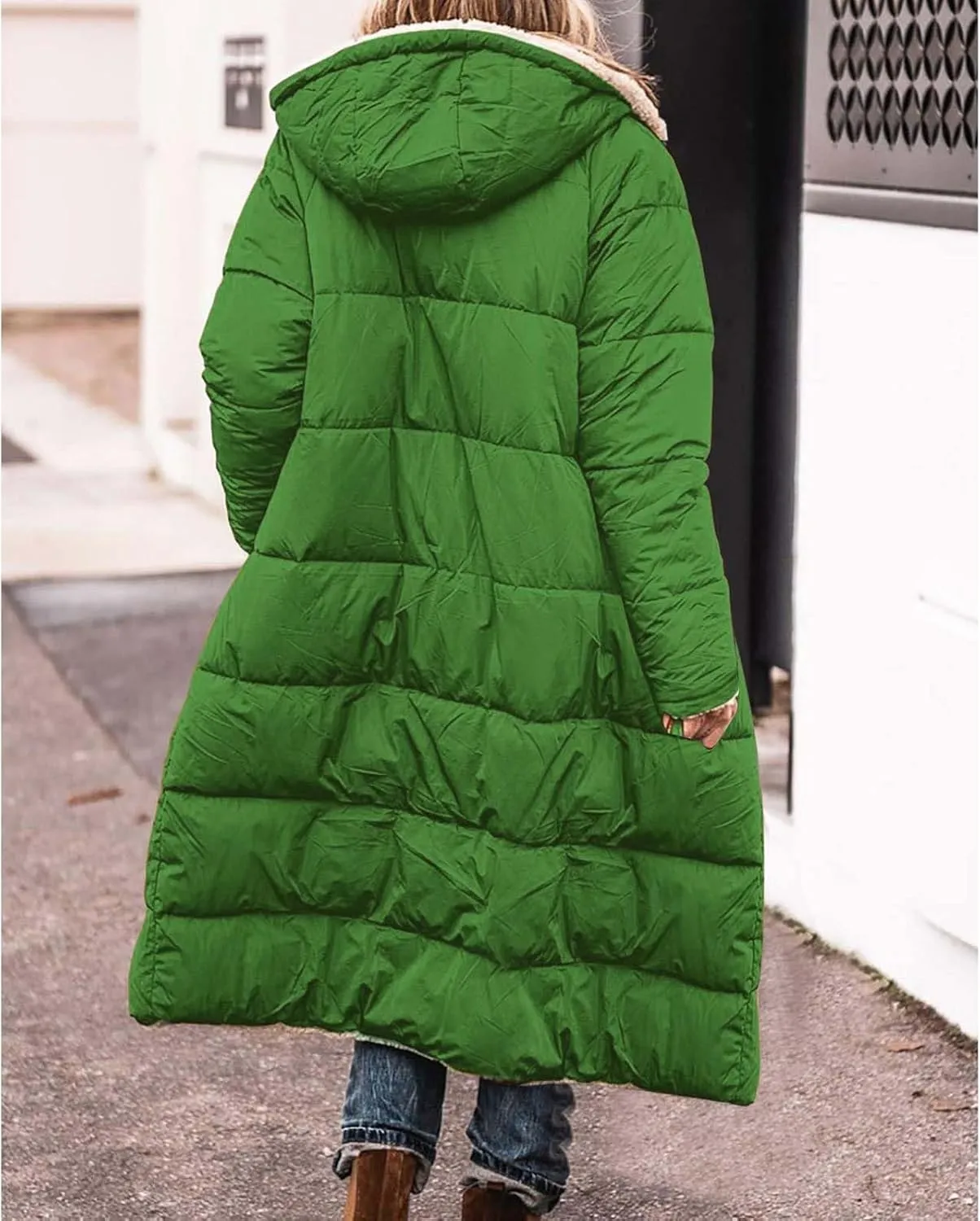 Womens Winter Jacket Jacket Hooded Puffer Jacket Lightweight Winter Coat Hooded Maxi Length Winter Jackets for Women