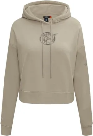 Womens WNBA Neutral Cropped Pullover Hoodie