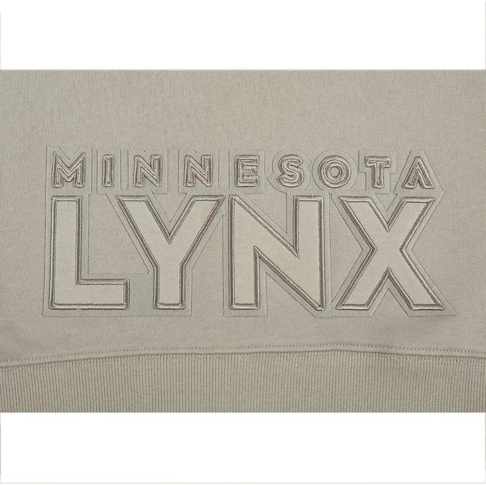 Womens WNBA Neutral Cropped Pullover Hoodie