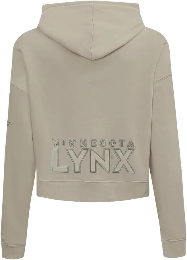 Womens WNBA Neutral Cropped Pullover Hoodie