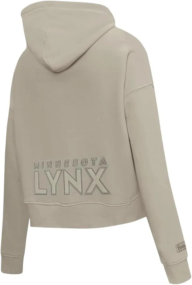 Womens WNBA Neutral Cropped Pullover Hoodie