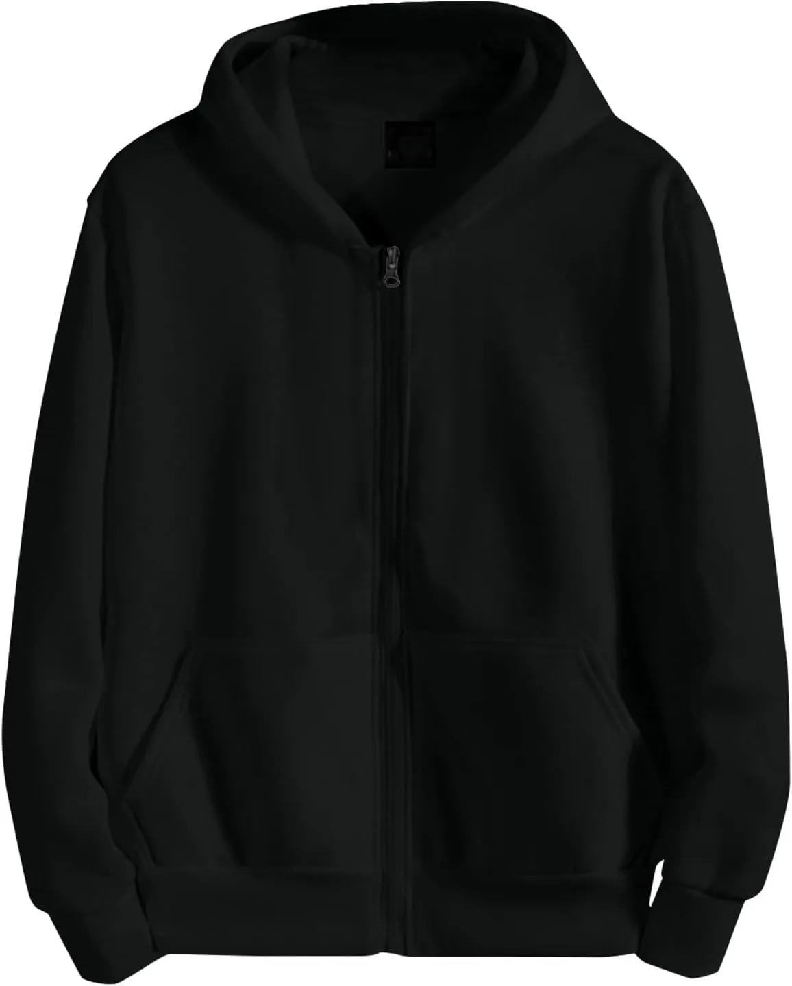 Workout Hoodies For Men Plain Basic Hoodie Full Zip Fleece Sweatshirt Casual Hooded Outerwear Jacket With Pocket